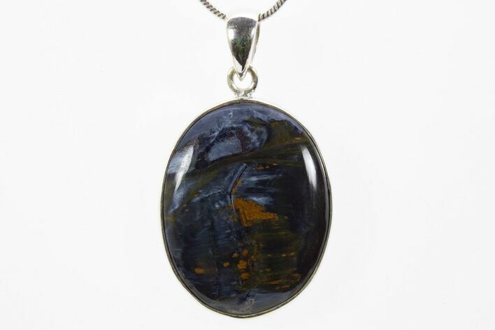 Chatoyant Pietersite Pendant (Necklace) - Sterling Silver #303171